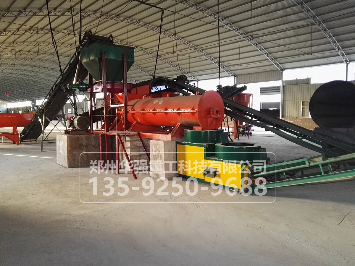 牛糞有機(jī)肥生產(chǎn)流程